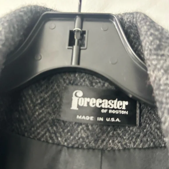 Women Forecaster 100% wool gray trench coat - Picture 2 of 4